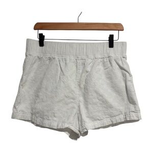 2/$25 American Eagle Classic White Women's Eyelet Pattern Lounge Shorts